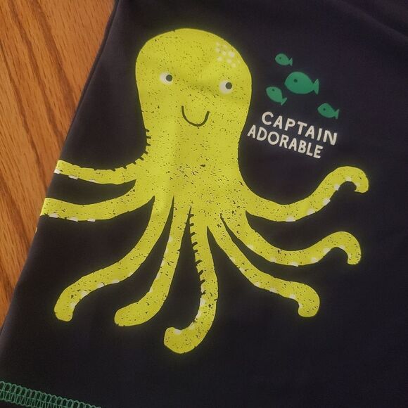 NWT Carter's Octopus Rash Guard Shirt - Picture 6 of 7
